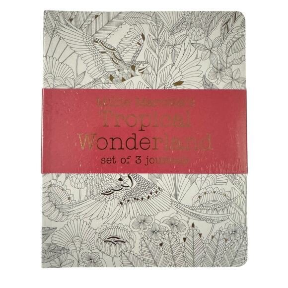Millie Marotta's Tropical Wonderland Set of 3 Journals New Sealed - Picture 1 of 2